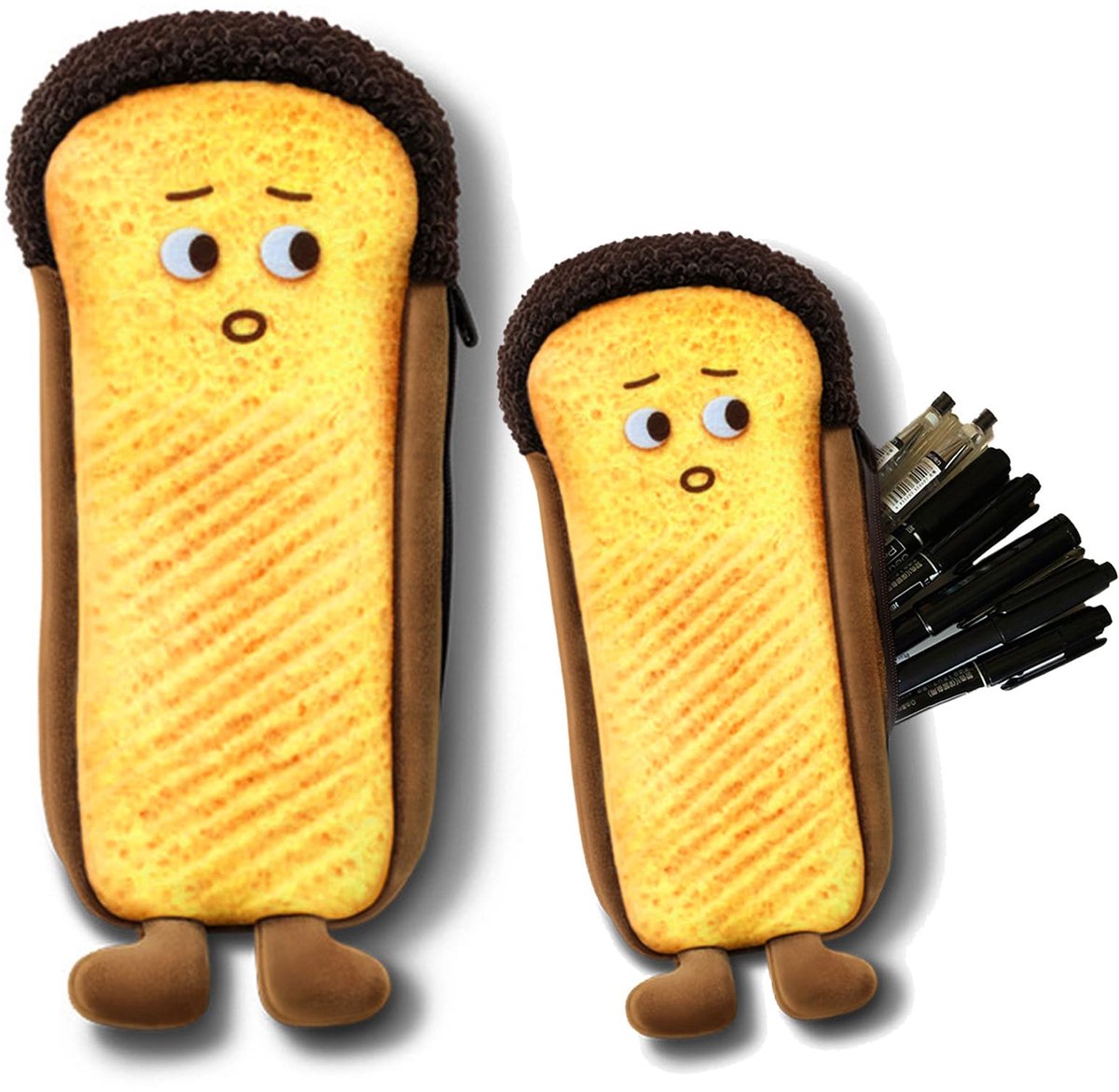 Pennenetui schattig - zacht pluizig - emotionele toast - ideaal voor school - SnelShoppen