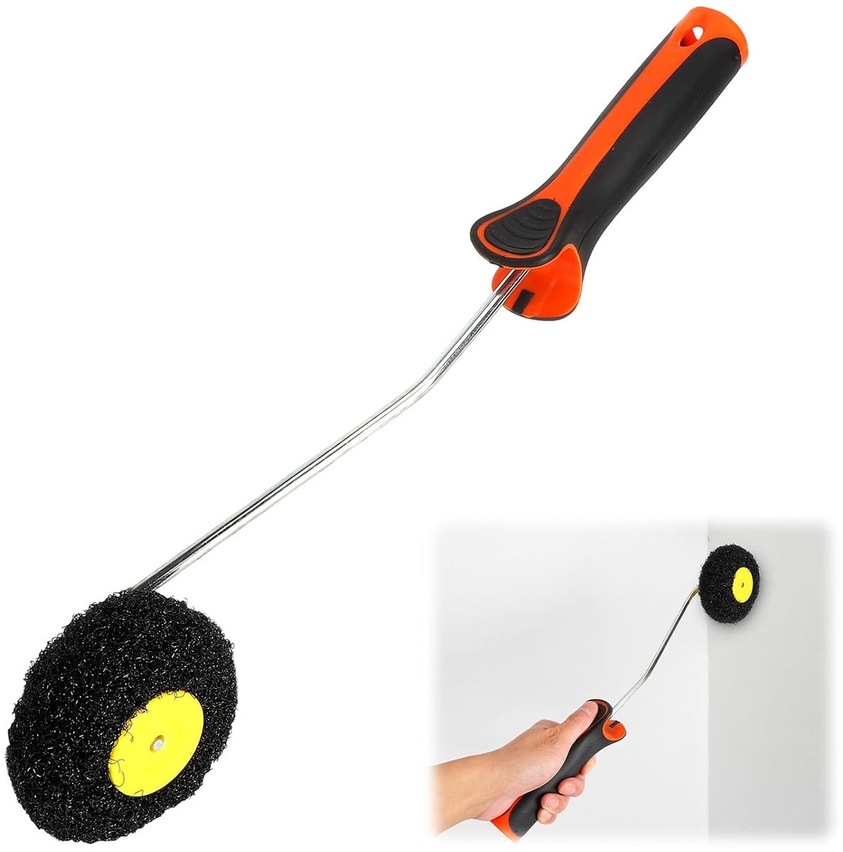Hoekroller voor plamuurmassa 42 cm - nylon borstelharen - wasbaar - ShopVlot