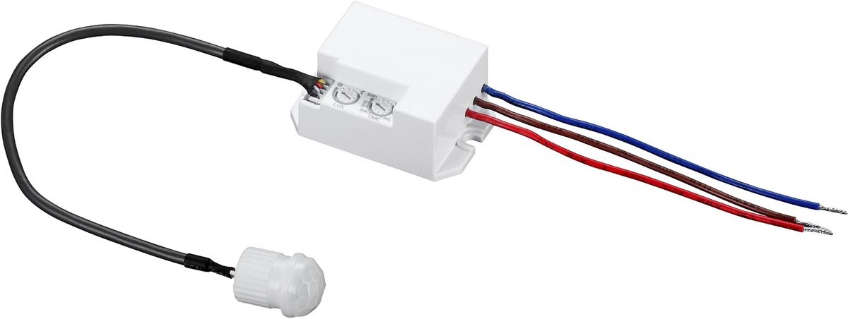 Bewegingsmelder 360° - Flush-mounted - Wit - Geschikt voor LED verlichting - SnelShoppen