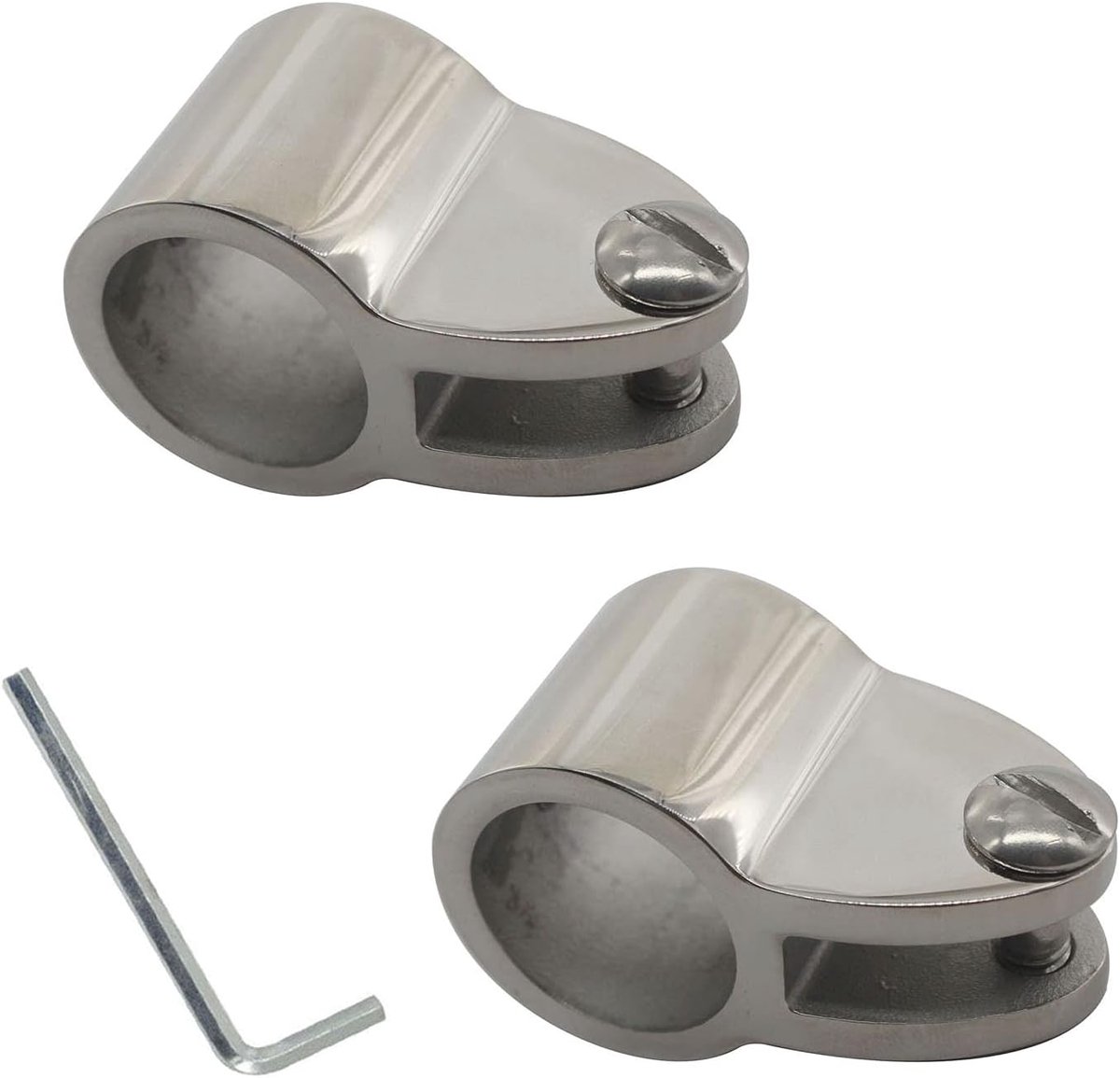 316 roestvrij stalen boot top montage kaak dia dek hardware (Pack van 2)