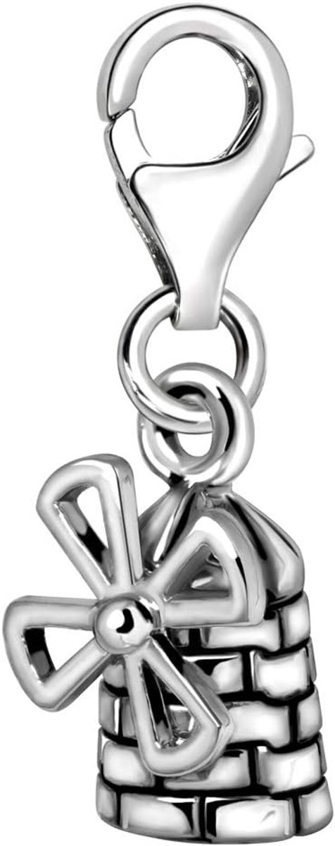 Verzilverd Wereldreis Thema Charm Bedel Hangers voor Armbanden en Accessoires
