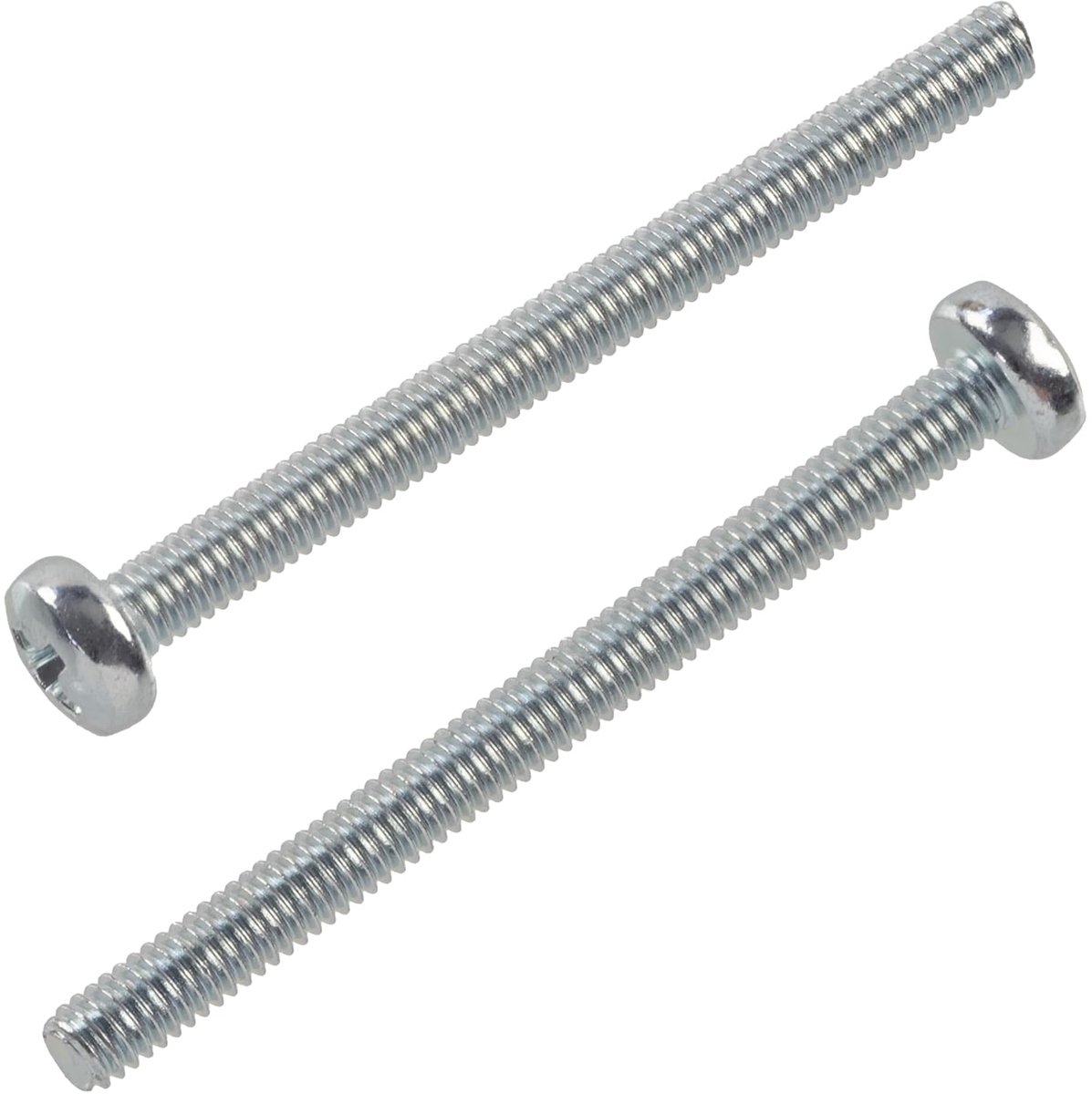 - NV18226 - set met 12 metalen schroeven met cilinderkop M2,5 x 30 mm met afdruk PH1 - staal - kleur zilver