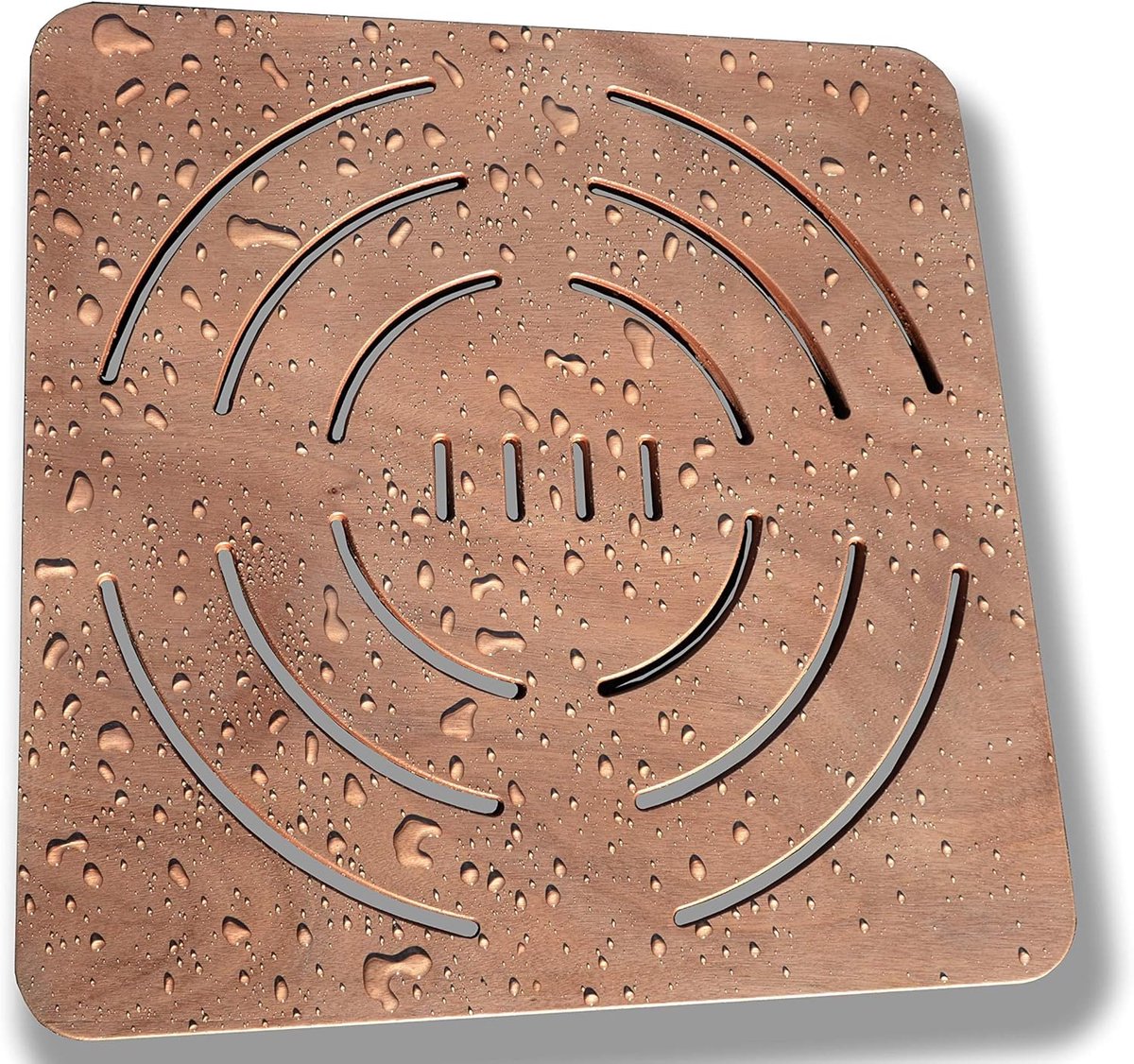 Accessoires voor de douche, marine multiplex, natuur, 72 x 72 cm
