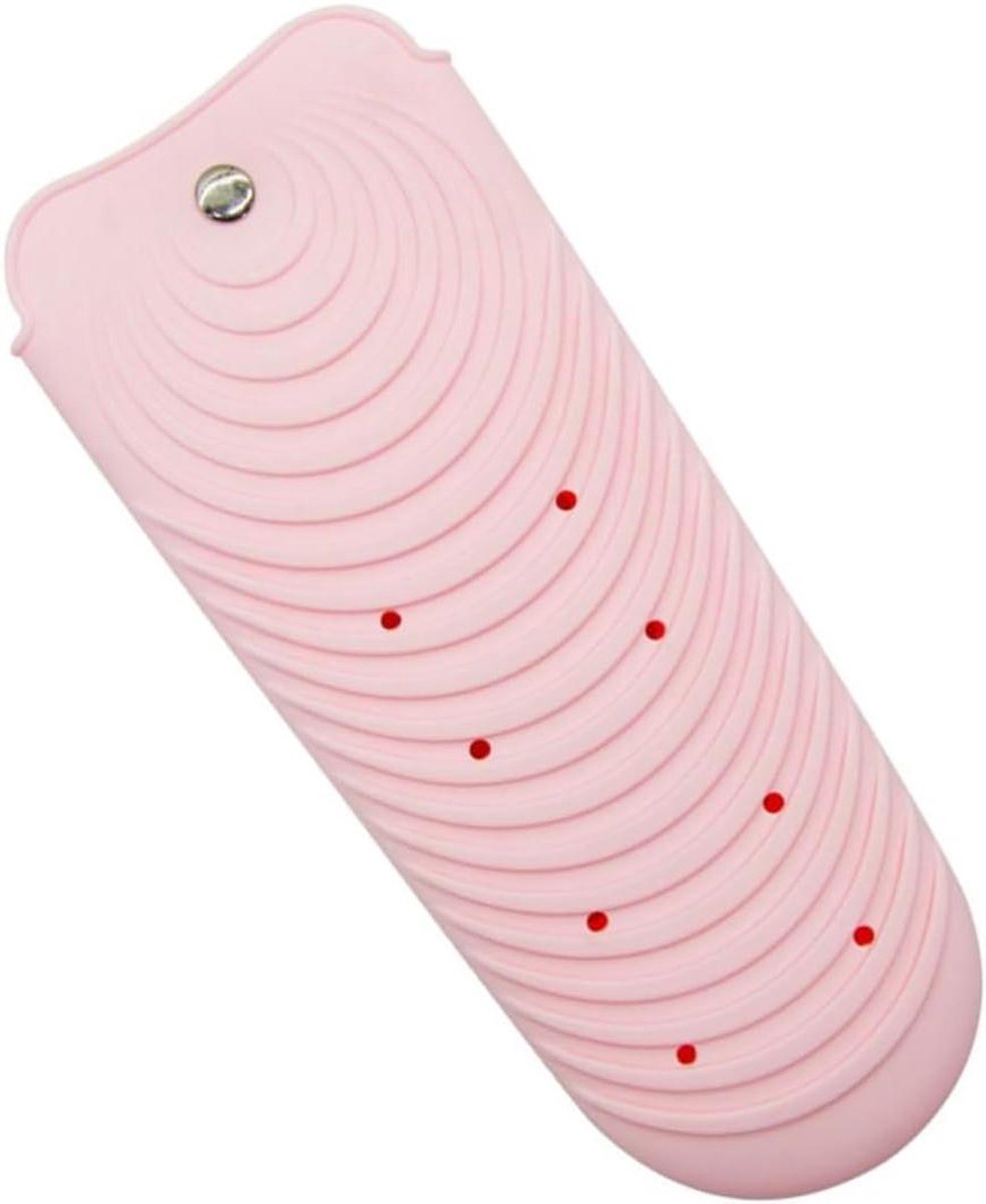 Opbergtas Stijltang - Siliconen etui - Veilig opbergen - Hittebestendig materiaal - 26.5x11x1CM - Blauw