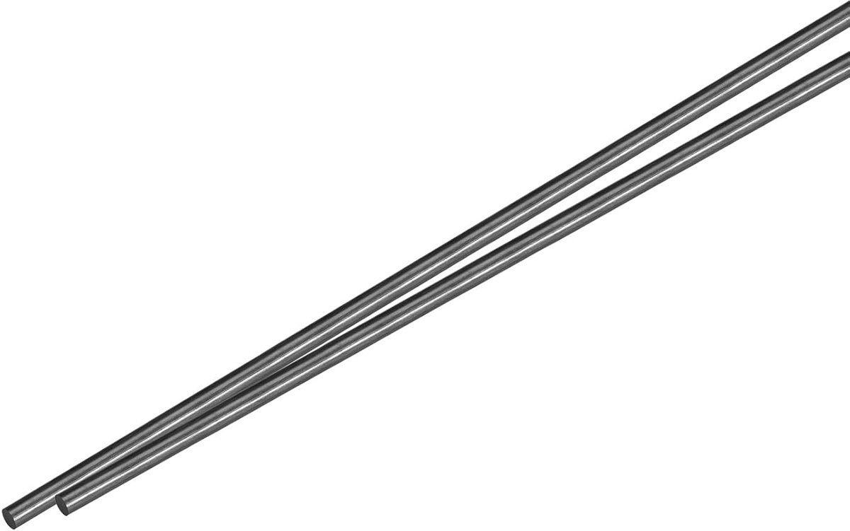 Koolstofvezelstaaf, 5 mm x 420 mm voor RC auto vliegtuig DIY gereedschap vleugelbuis quadcopter arm, verpakking van 2