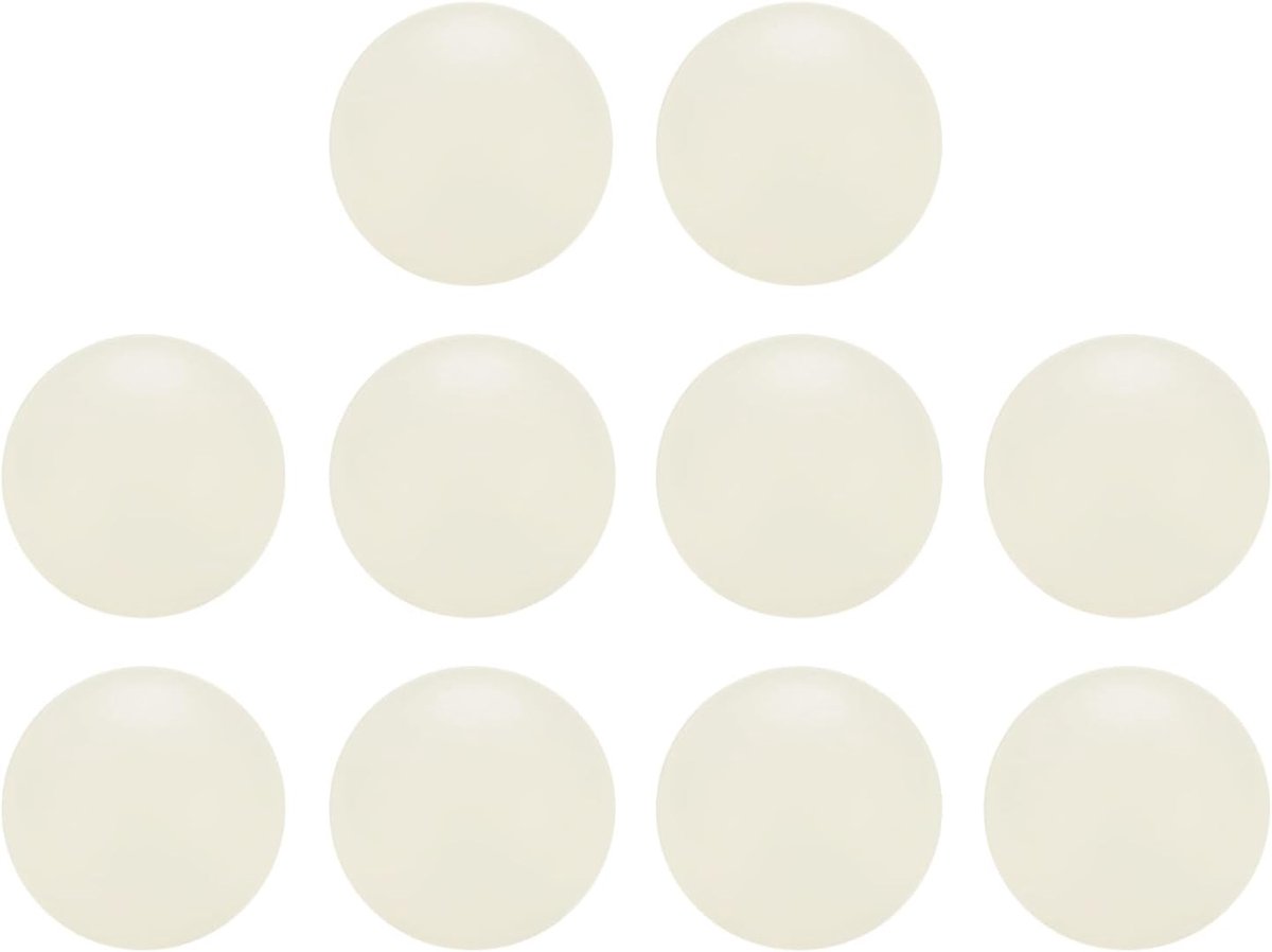 Lagers van nylon, 16 mm, massief gepolijste ballen, Precision G2, wit