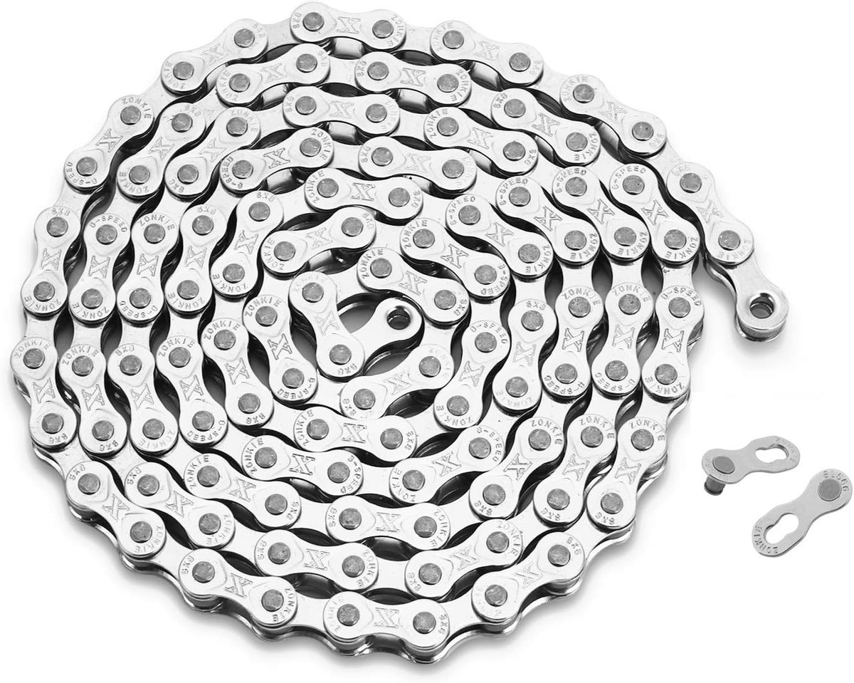 Fietsketting 6/7/8 versnellingen - 1/2 x 3/32 inch - 116 schakels - duurzaam en betrouwbaar - SnelShoppen