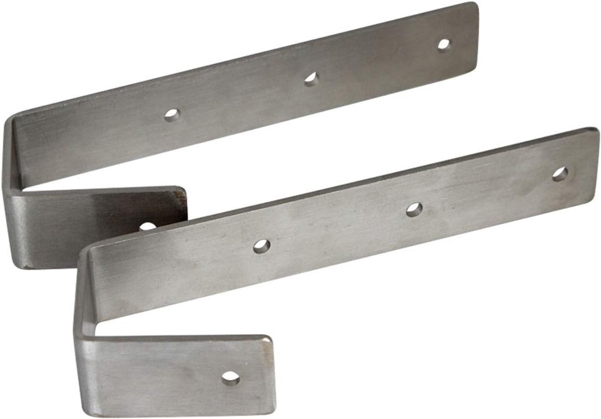 Haken, haak hardware zware haak beugels voor bed decoratie gereedschap, binnenbreedte 4,1 cm - 5,8 cm x lengte 16 cm, pak van 2