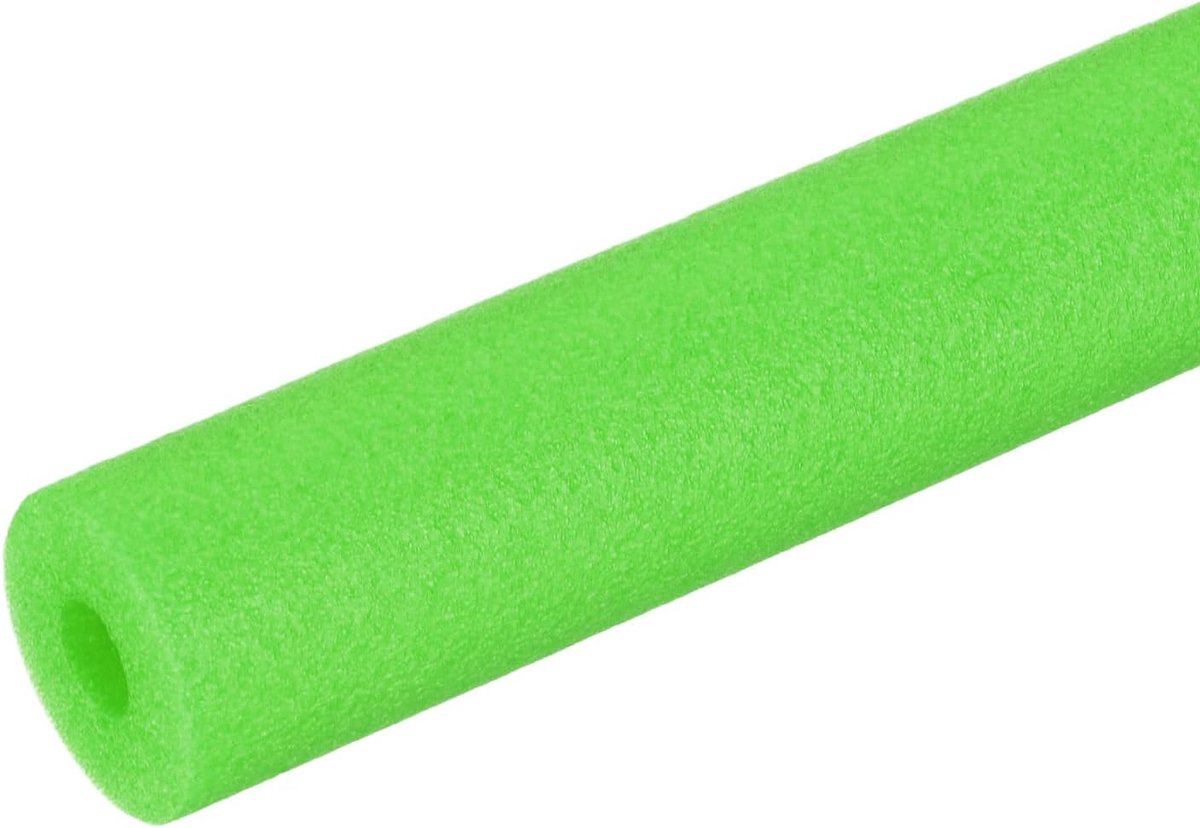 Isolatieschuim van de buis, Pool Noedels Foam Tubing Covers 1/2" (12 mm) ID x 3,3FT x 1-3/8" OD voor Zwembad Handvat Warmte Behoud Beschermende Mouw van het Zwembad, Groen