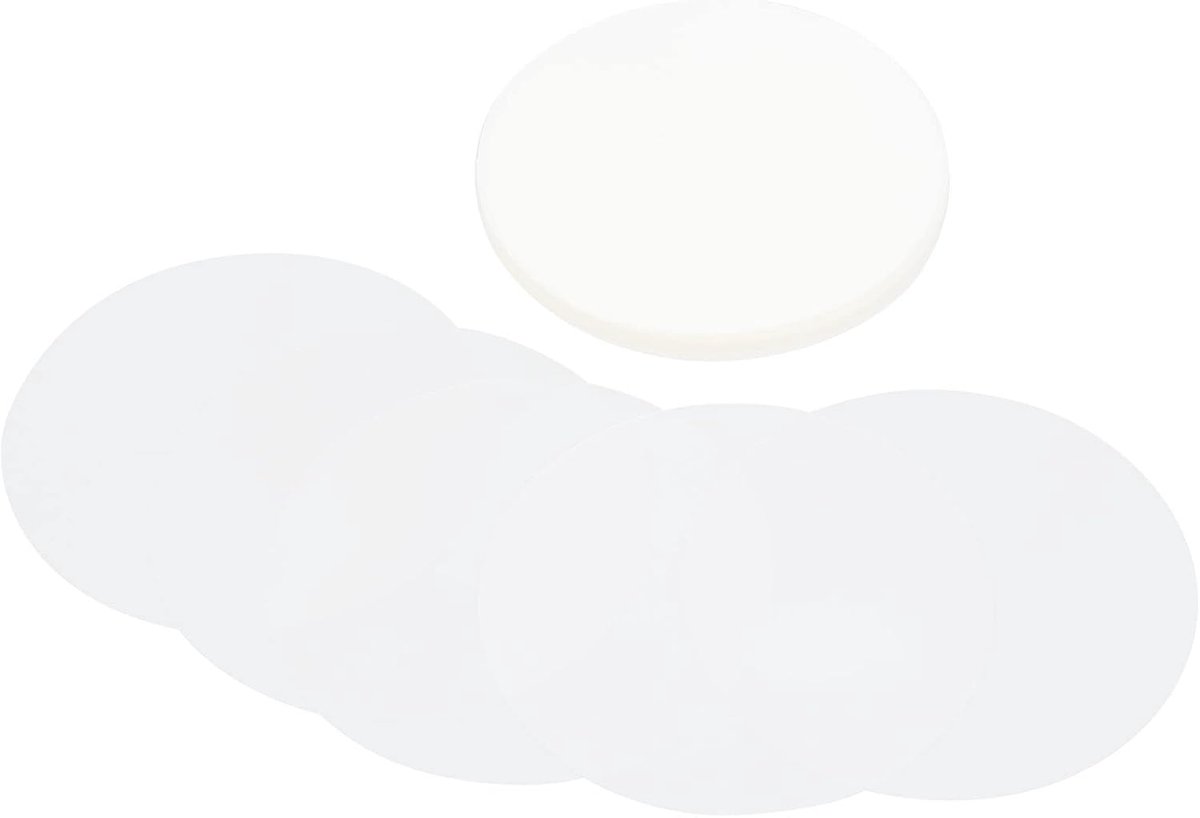 100 Stks Badge Film PVC Materiaal Transparante Cirkel Badge Beschermfolie voor DIY Button Maker (50MM)