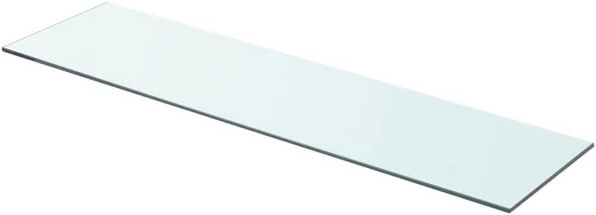 Reserveonderdelen, plank, glasplaat, glasplaat voor glasplaat, inlegplank van glas, max. draagvermogen 15 kg, transparant, 80 cm x 20 cm