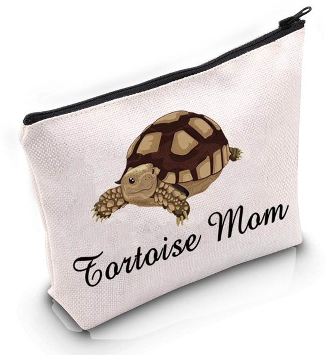 Turtle Lover Gift Turtle Mom Makeup Bag Huisdier Reptiel Cosmetica Tas Turtle Eigenaar Merch, Turtle Mom Tas