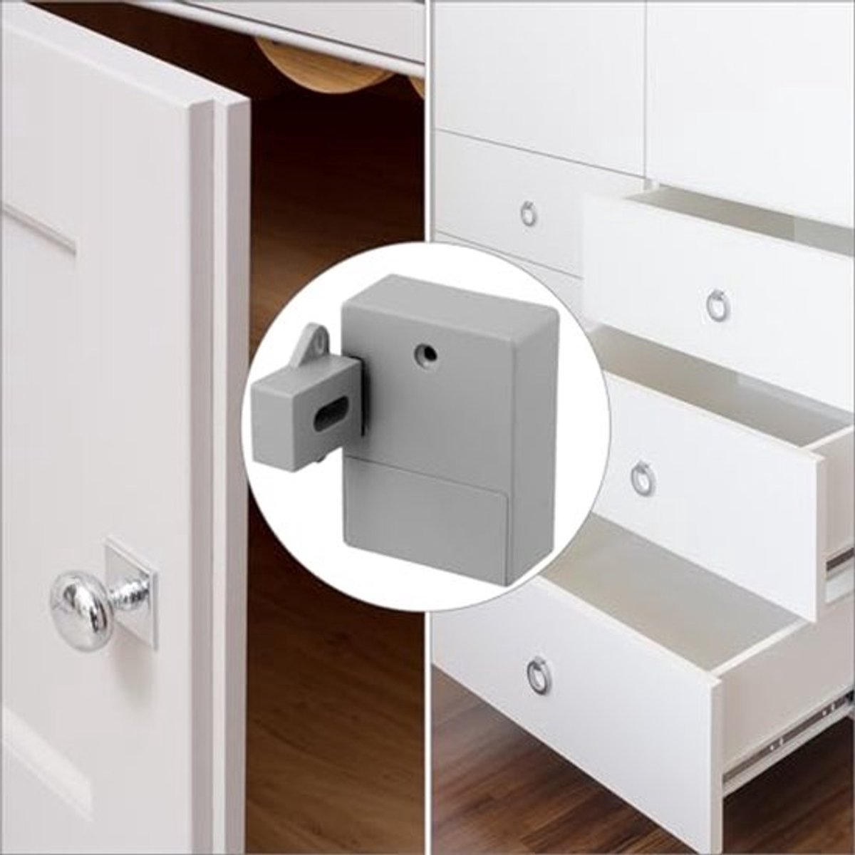 ® RFID slim ladeslot, verborgen sloten voor kast, IC-kaartsensor