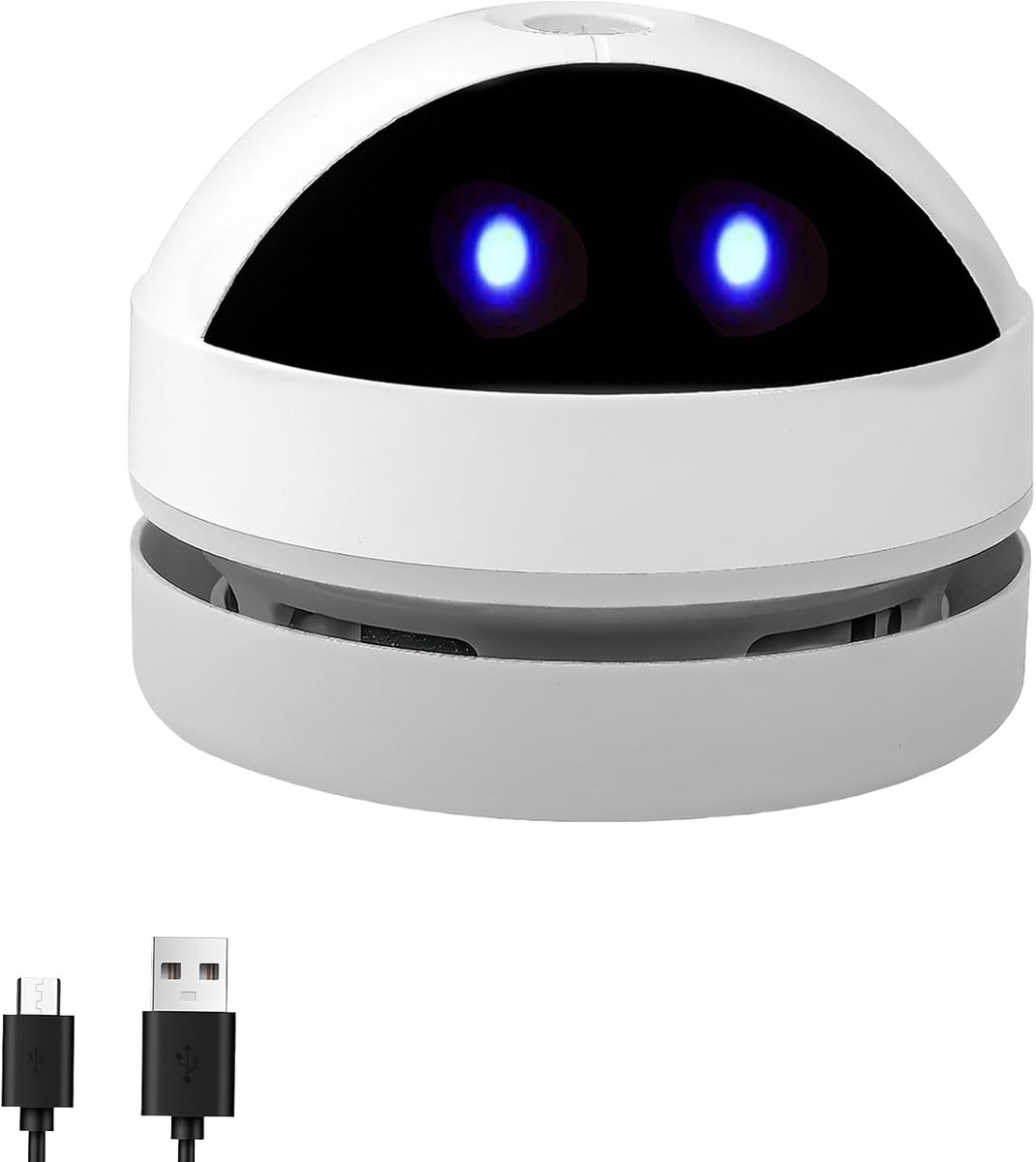 mini-stofzuiger, kleine USB-oplaadbare stofzuiger, draagbare stofzuiger met krachtige draadloze zuigkracht voor tafel, kantoor, auto, school en thuis - Schattige uitdrukkingen