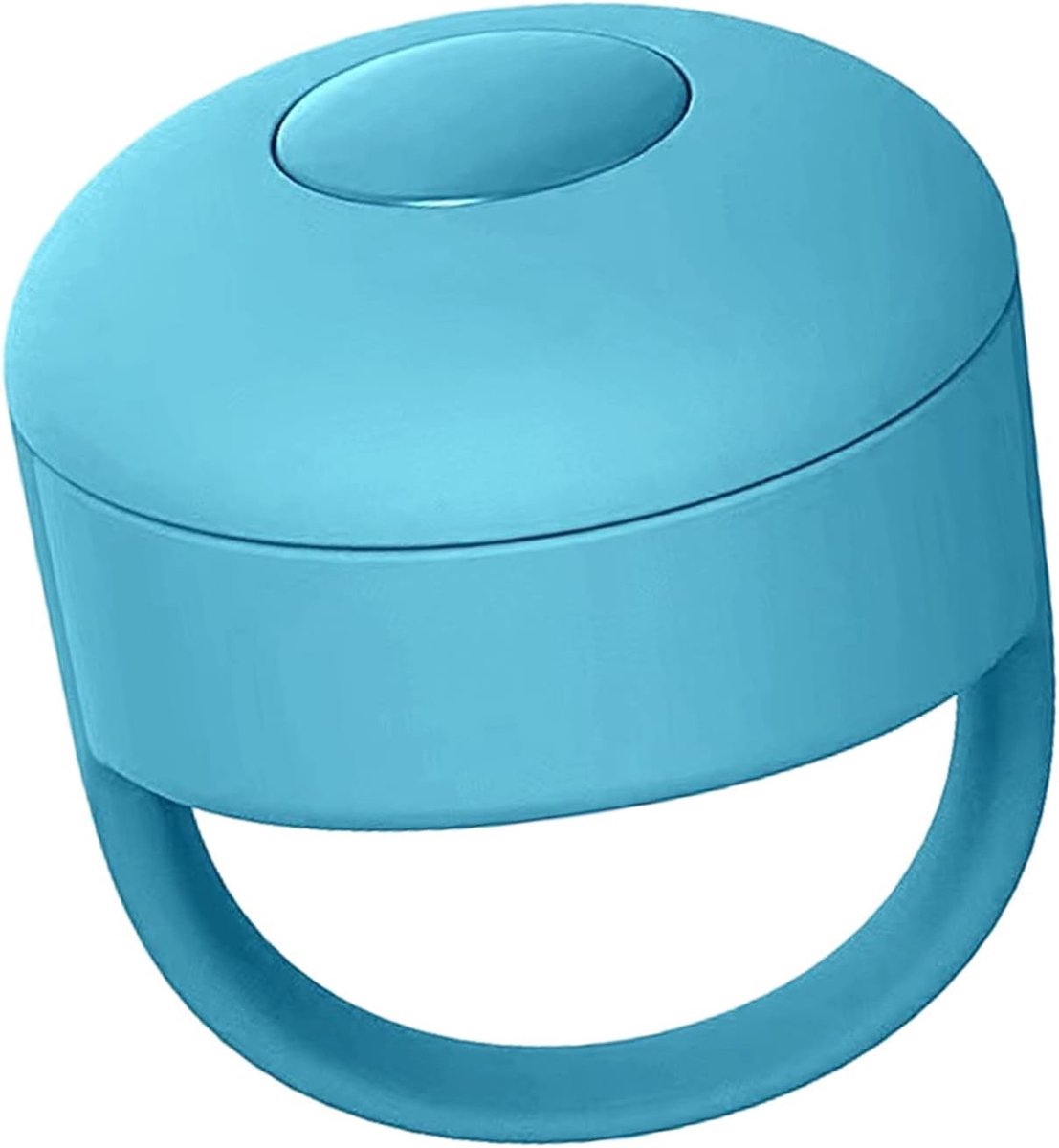 Zalati Bluetooth vingertop-videocontroller ring afstandsbediening kant omslaan browsing likes voor korte Tiktok-video's YouTube-camera-ontspanner - blauw