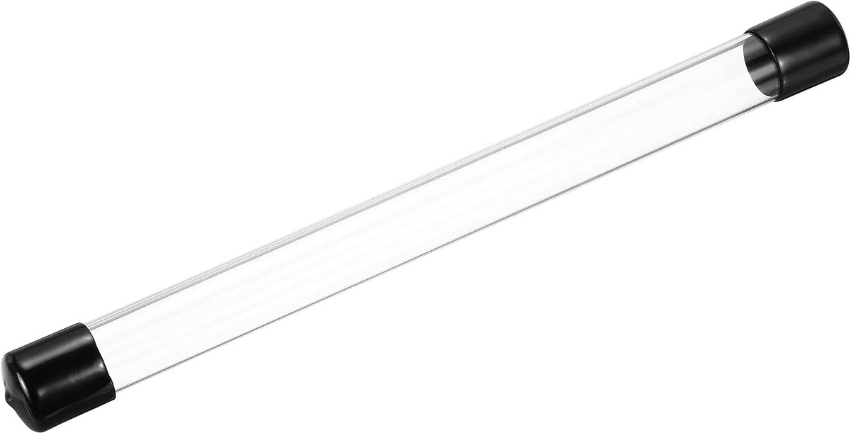 Transparante opbergbuis 1 inch 22 x 25 mm kleine ronde plastic buis met doppen, stijve container fles 300 mm voor geconserveerde items