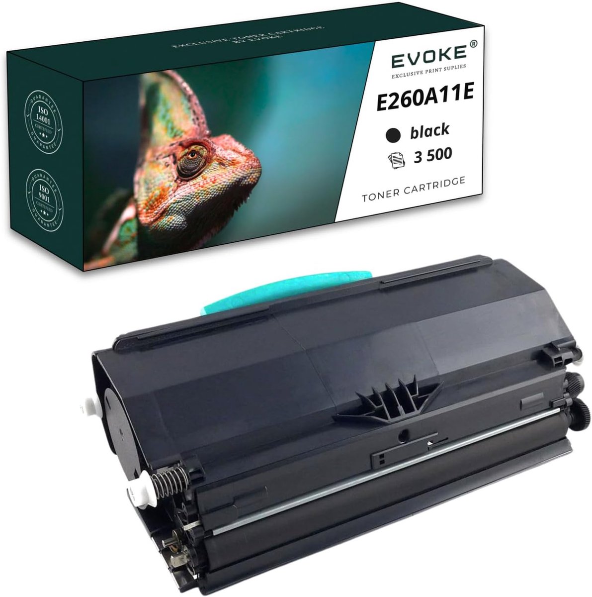 Toner zwart - compatibel met Lexmark E260 E260d E260dn E360d E460dn - 3500 pagina's - tot 5 jaar garantie - SnelShoppen