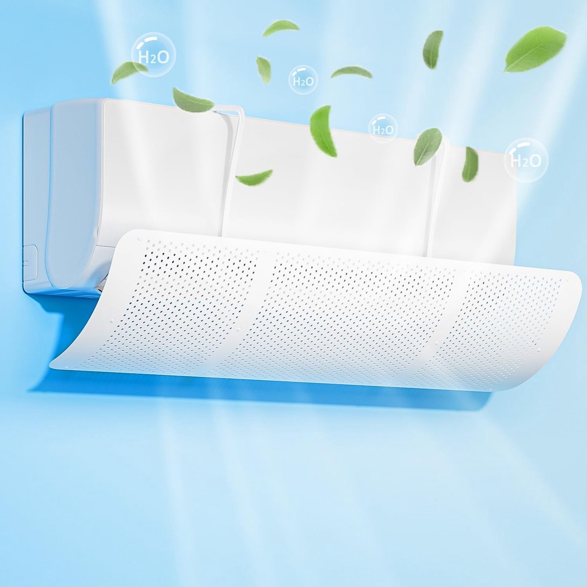 Windgeleider/airconditioning, verstelbaar, voorruit, airconditioning, schild voor airconditioning, koud/warm, voor thuis/kantoor, senioren, pasgeborenen, zwangere vrouwen