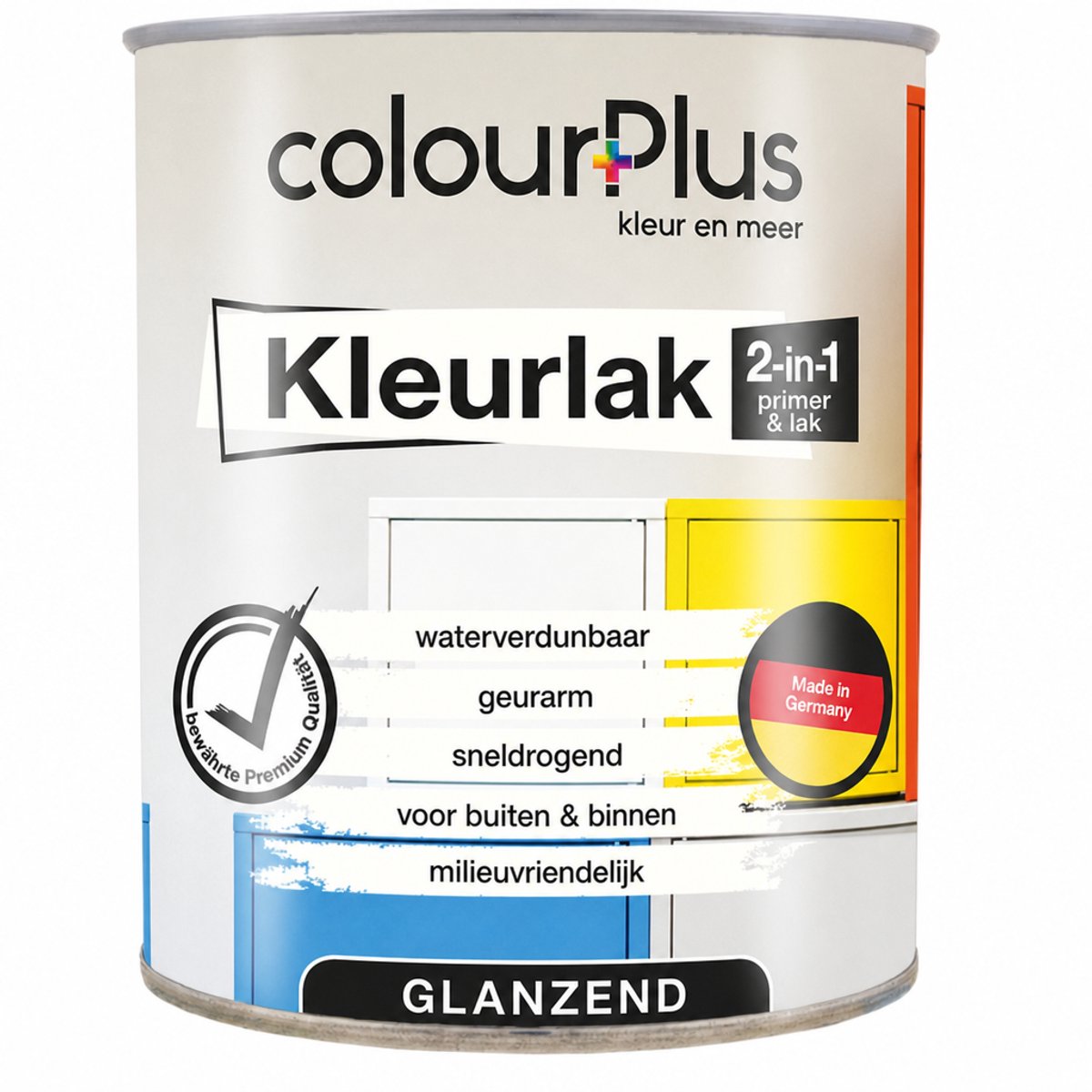 ColourPlus Lakverf - Dekkende Verf - Acrylverf - 2-in-1 - Weerbestendig - Glans - Chocoladebruin - 750ml