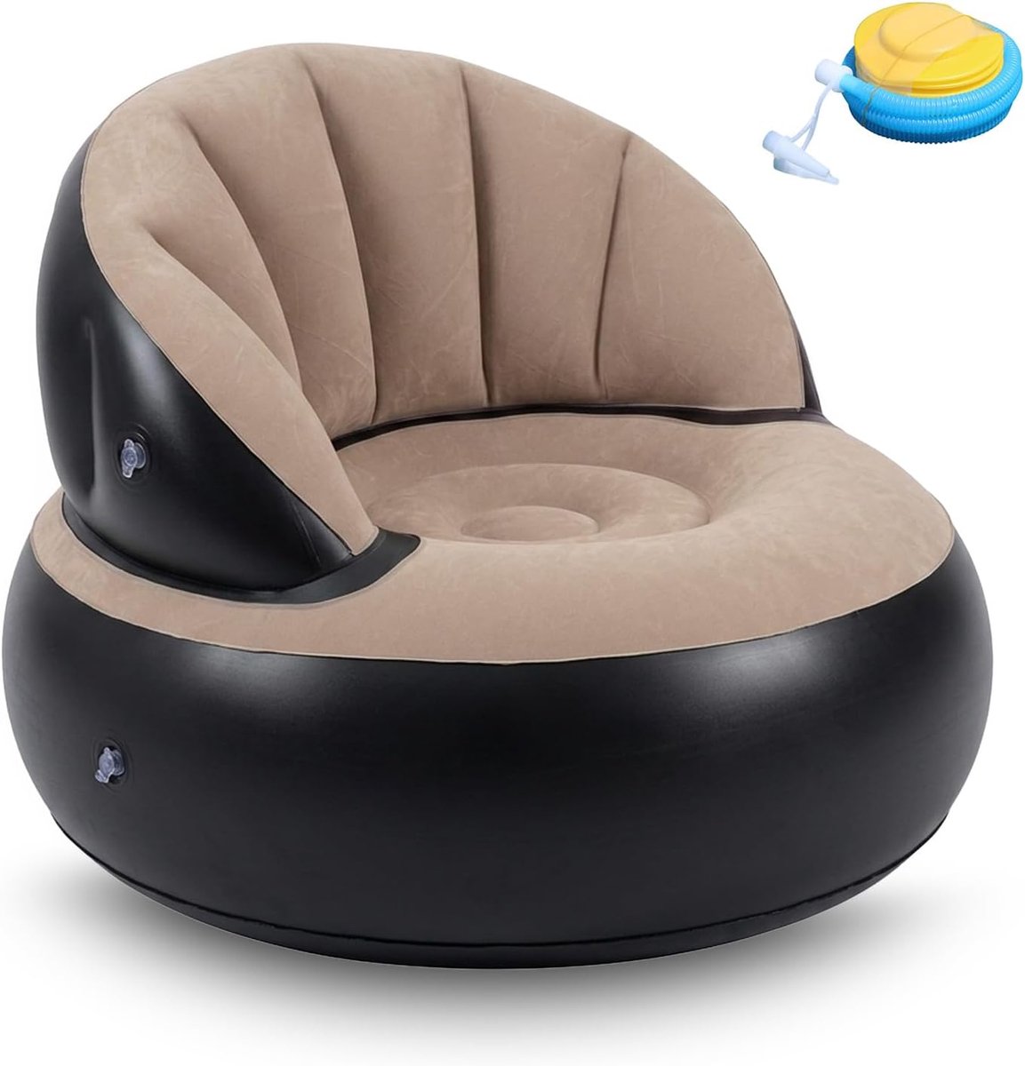 Opblaasbare fauteuil - Flake oppervlak - Waterdicht - Ideaal voor binnen en buiten - ShopVlot