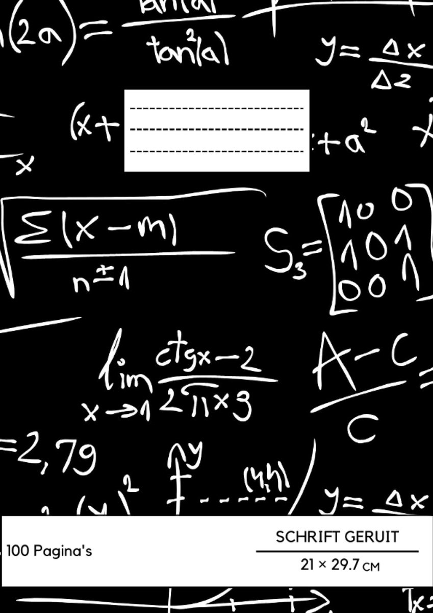 Geruit schrijfpapier A4 - 1 cm vierkant - 100 pagina's - ideaal voor school en projecten - ShopVlot