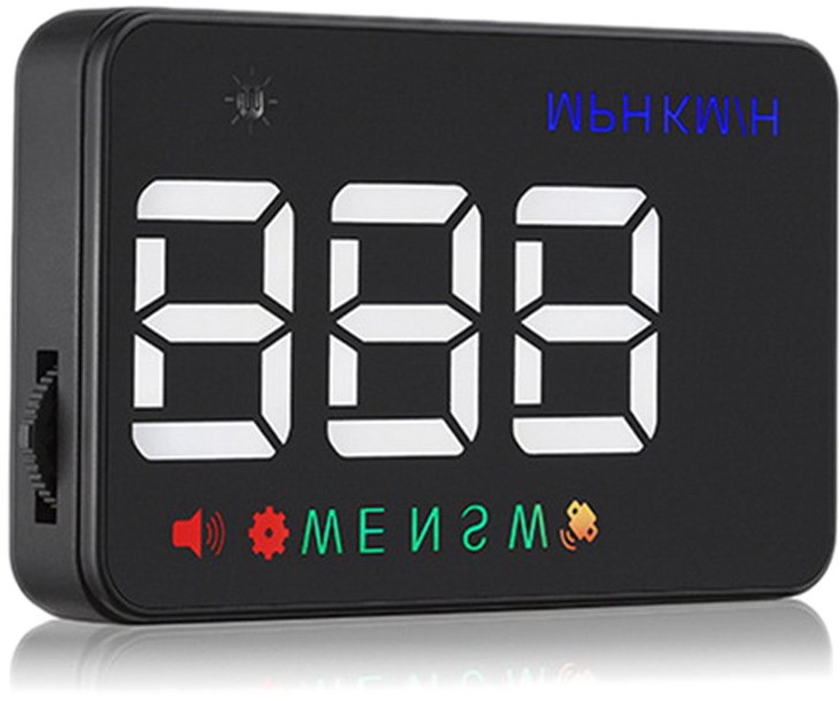 Head Up Display HUD snelheid projectie - Universeel digitaal snelheidsmeter - Multi-kleur scherm - ShopVlot