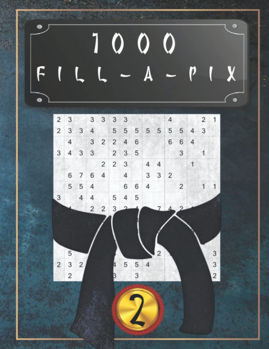 Fill-a-Pix puzzels - 1000 Japanse hersensport - zeer moeilijk - uitdagende puzzelervaring - ShopVlot