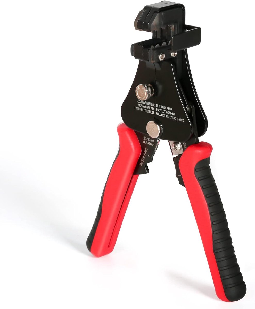 Dewin kabelstripper 2.5/4/6mm² - multifunctionele krimp- en snijplaten - ergonomisch ontwerp - ShopVlot