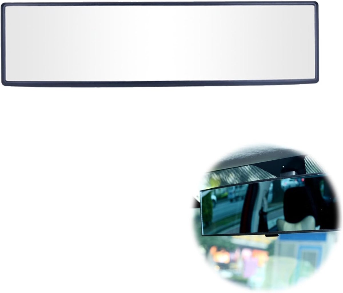 Autobinnenspiegel - panoramisch breedbeeld - hoge kwaliteit glas - voor veilig rijden - SnelShoppen