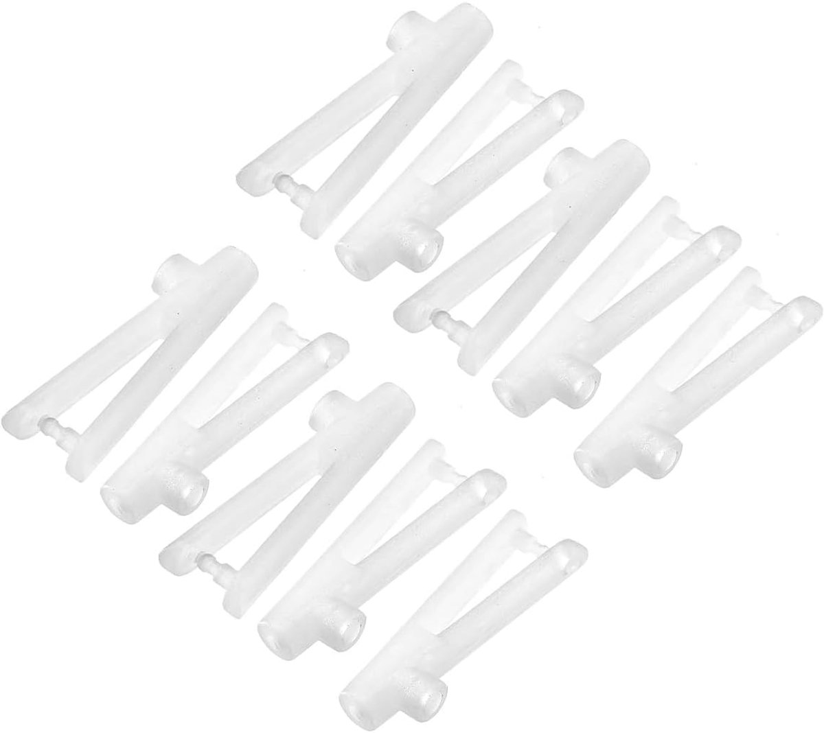 Nylon vorken 10 stuks - 2mm gat - 29mm lengte - betrouwbare verbinding voor RC vliegtuig - SnelShoppen