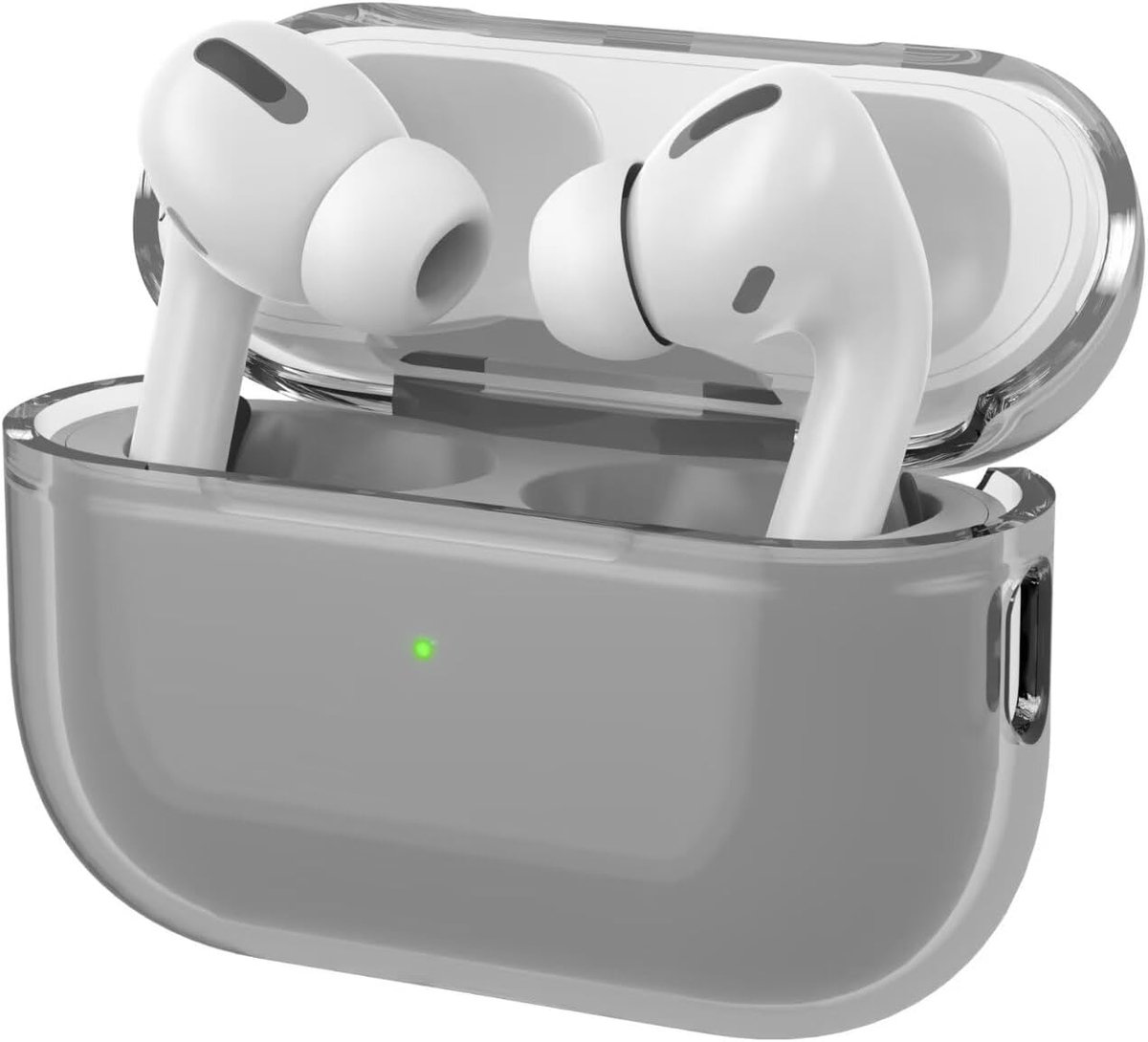 Case voor AirPods Pro 2 - TPU Shockproof Transparant - Perfecte Pasvorm - Bescherming tegen Stoten - ShopVlot