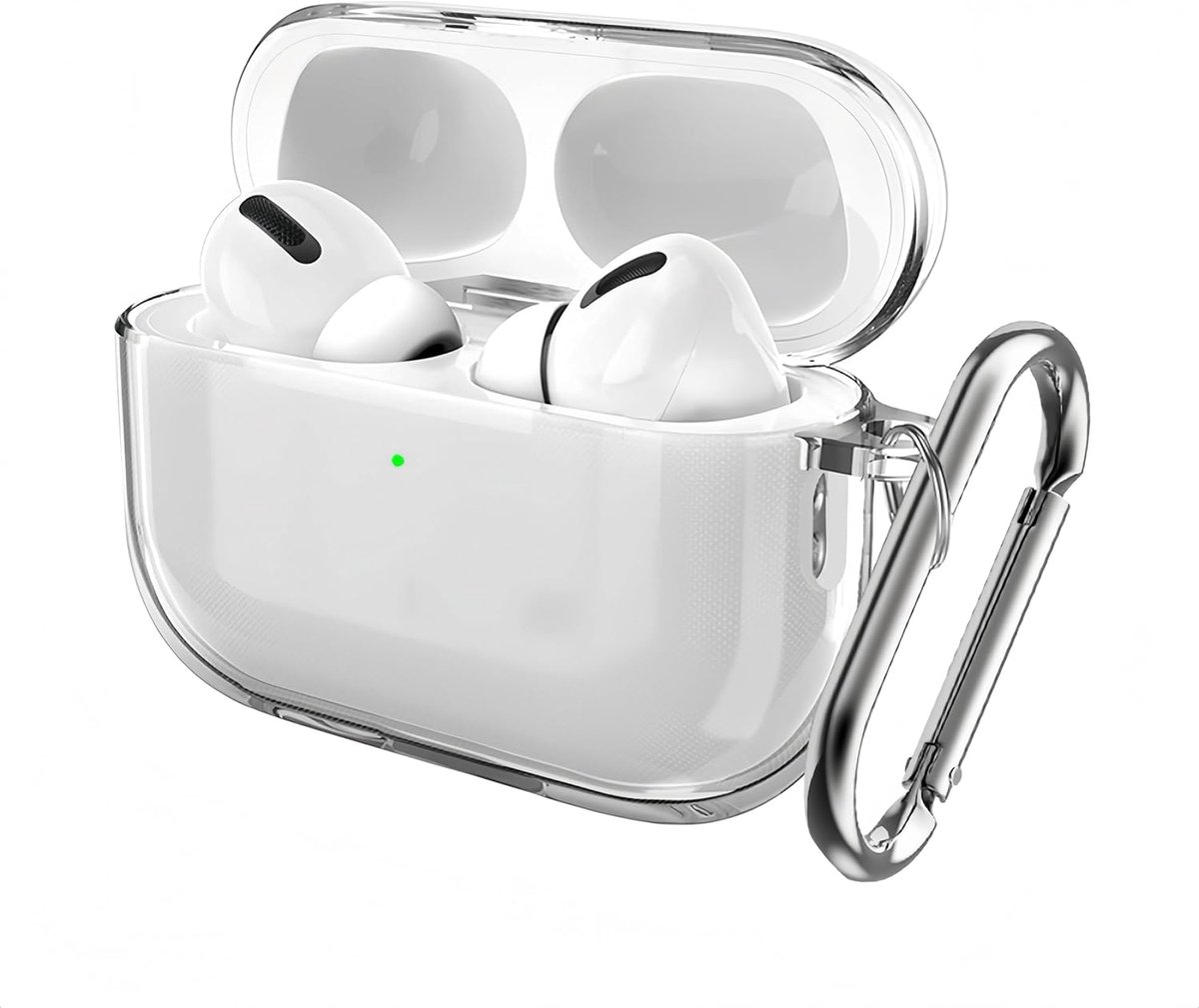 Case voor AirPods Pro 3 - TPU Shockproof - Transparant - Perfecte pasvorm - ShopVlot