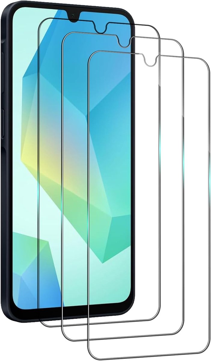 Beschermfolie voor Samsung Galaxy A16/A17 - 9H hardheid - anti-kras - hooggevoelig displaybescherming - ShopVlot