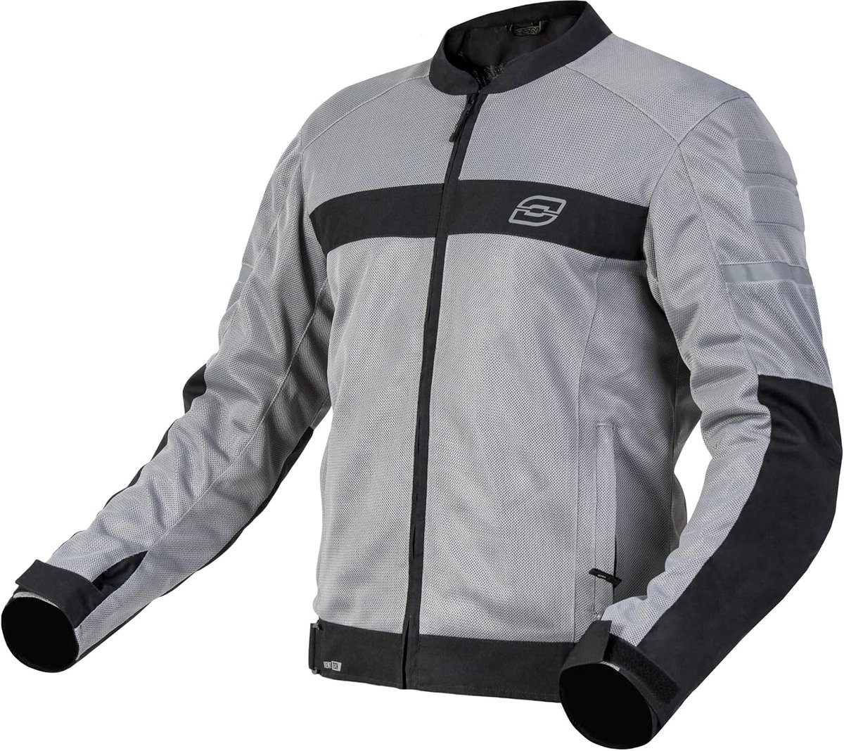 Motorjacke voor heren - MaxTex 300D polyester - Reflecterende elementen - Veiligheid en comfort - SnelShoppen