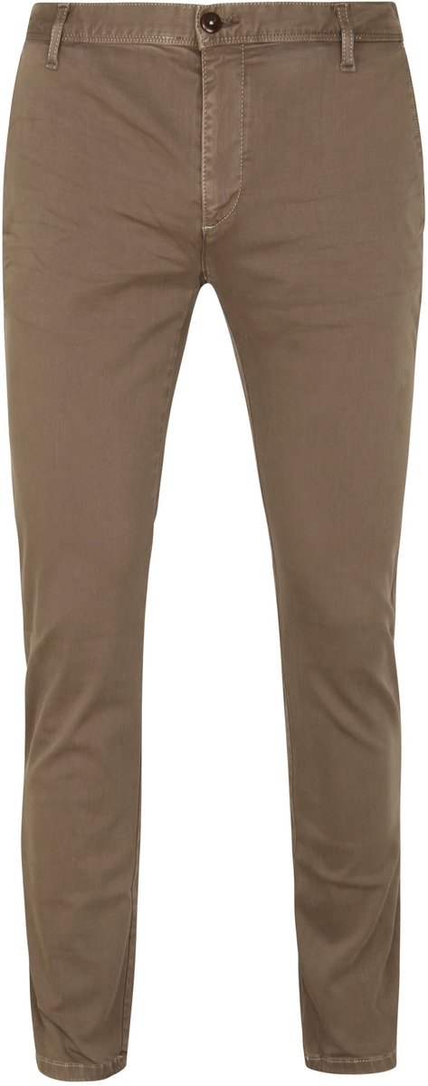 Alberto Rob Stretch Chino Beige - Maat W 29 - L 30 - Heren