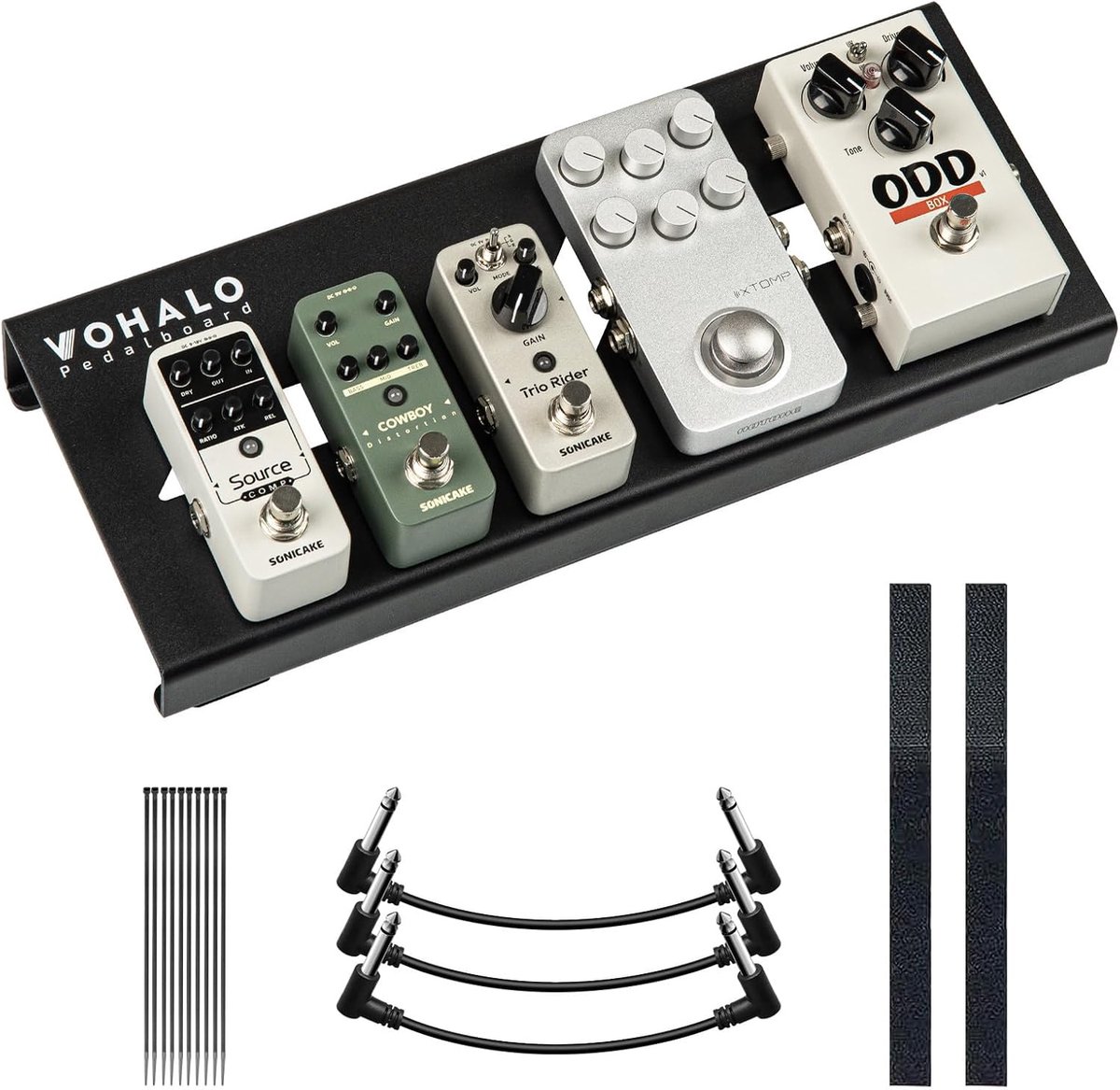 Guitar Pedal Board Compact - Aluminium - Voor 3 of 4 mini pedalen - Lichtgewicht en draagbaar - ShopVlot
