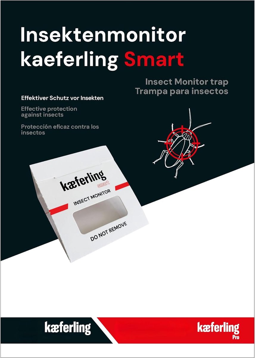 Kakkerlakkenval 12 x kleefvallen - gifvrij en biocidvrij - effectieve bestrijding en monitoring - ShopVlot