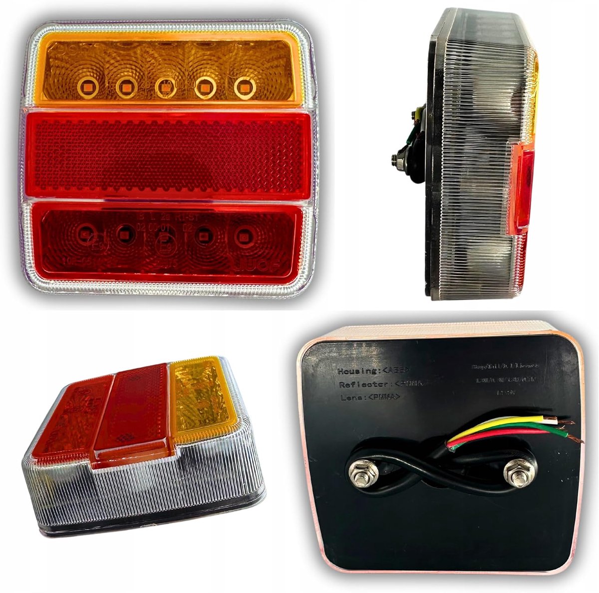 LED Achterlicht Set 12V - Waterdicht - 5 functies - Geschikt voor trailers, caravans en trucks - ShopVlot