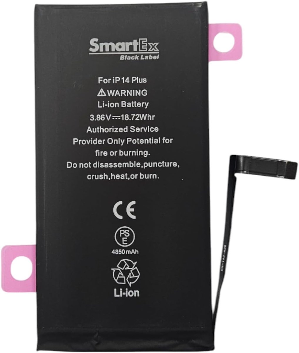 Mobiel batterij 4850 mAh - compatibel met iPhone 14 Plus - hoge capaciteit - ideaal voor langdurig gebruik - ShopVlot