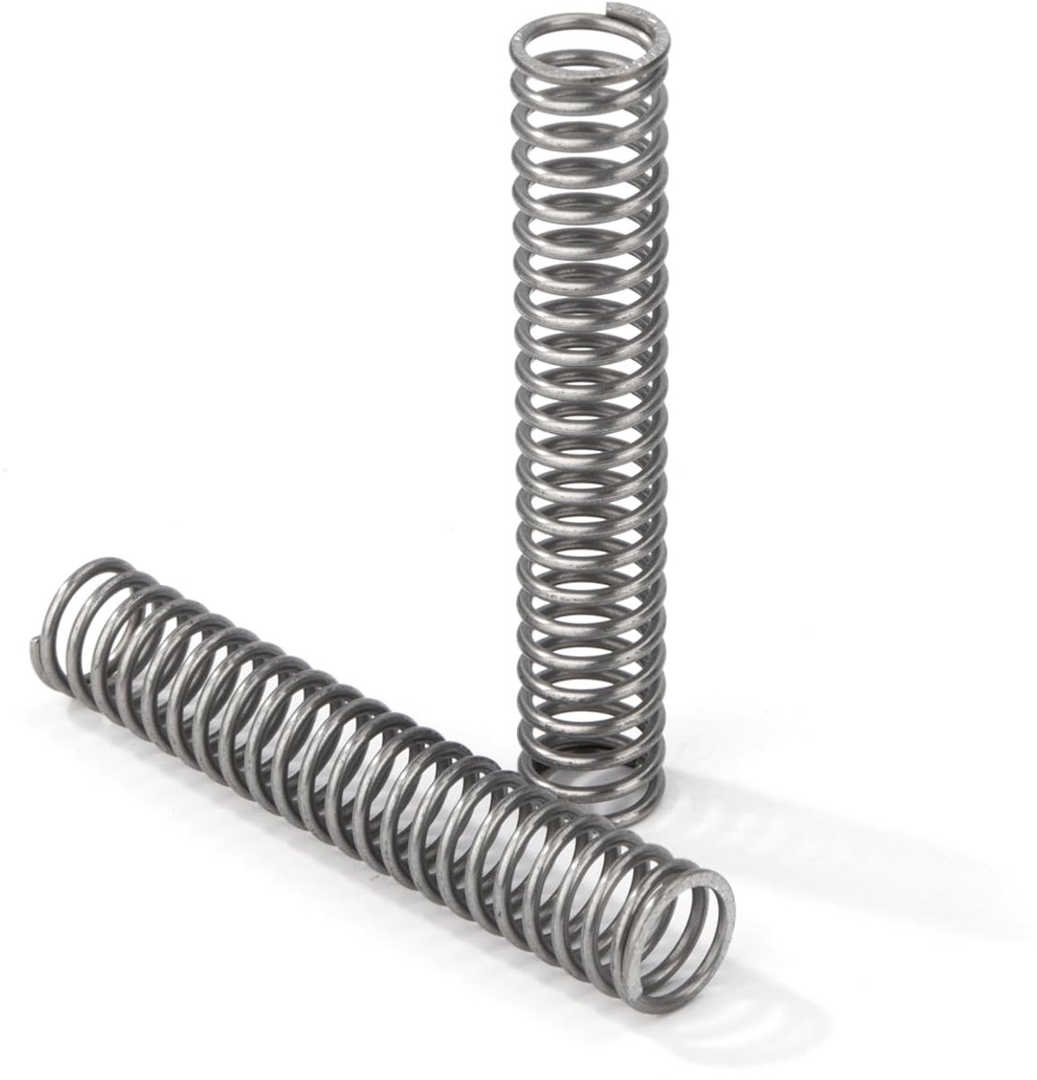 Compressieveren 60 mm - roestvrij staal 304 - 1,2 mm draaddiameter - sterke veerkracht 2,4 kg - ShopVlot