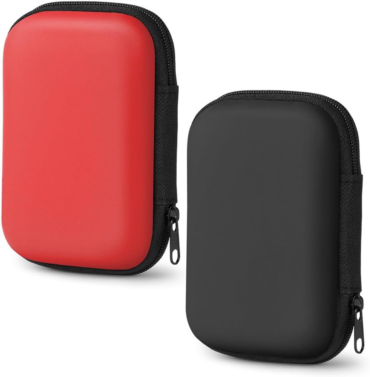Speelkaartenhouder - Compact en waterproof - Rood/Zwart - Voor UNO kaarten en outdoor gebruik - ShopVlot