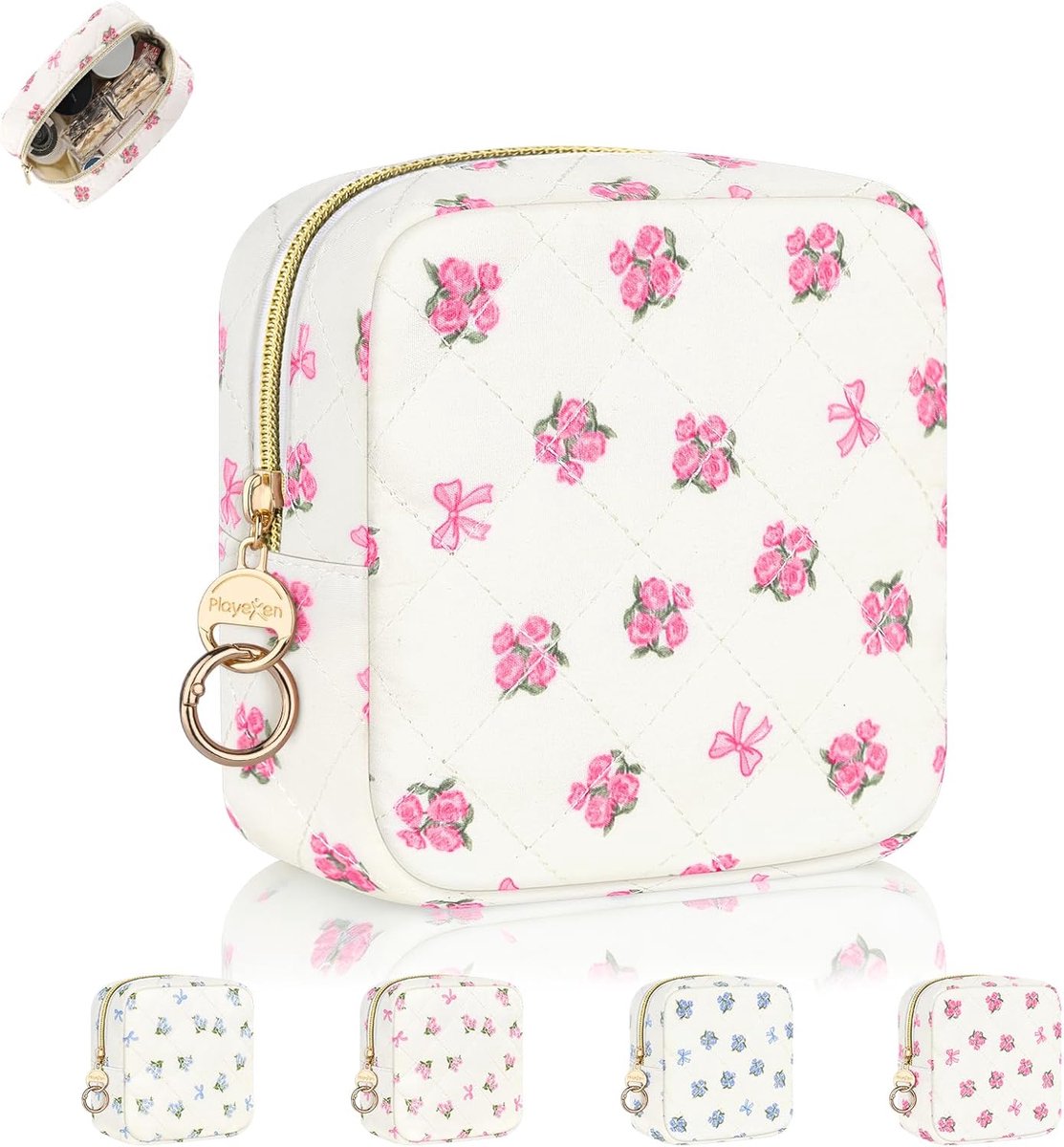 Kleine handtas - mini make-up tas - ideaal voor onderweg - toilettas voor vrouwen - SnelShoppen