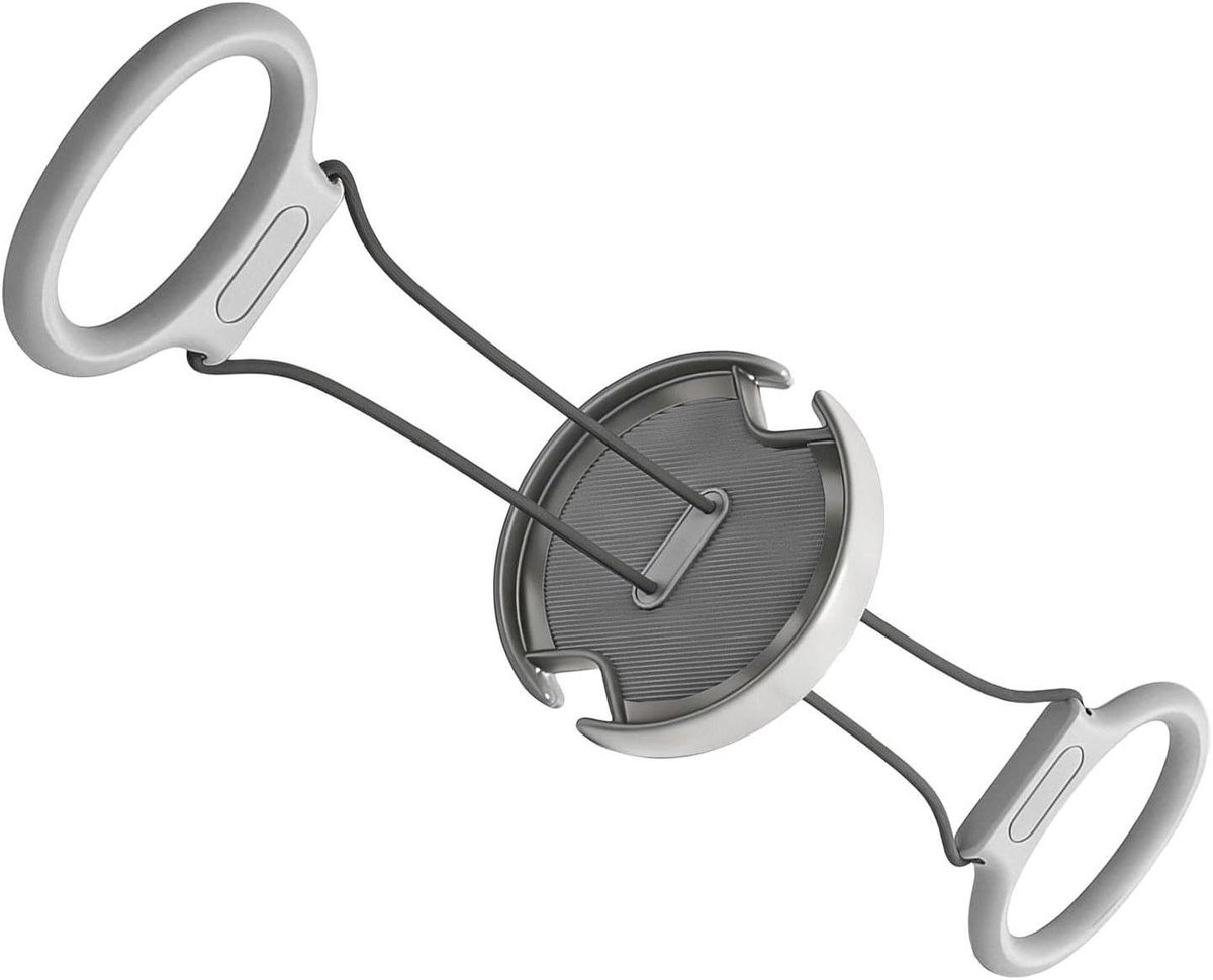 Borsttrainer - Arm Spier Trainer - Bovenlichaam Workout - Vliegwiel Rotatie Weerstand - 76 cm - Grijs