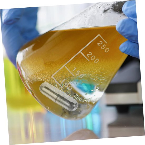 Roestvrijstalen Roerstaaf - Magnetische Roerder Staaf - Laboratorium Experimenten - Compact Formaat - 2.35 x 0.7 cm - Zilver — afbeelding 4
