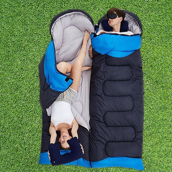 Slaapzak Volwassenen - Outdoor Slaapzak Kamperen - Buiten Overnachten - Alle Weersomstandigheden Bescherming - Niet Gespecificeerd - Zwart — afbeelding 4