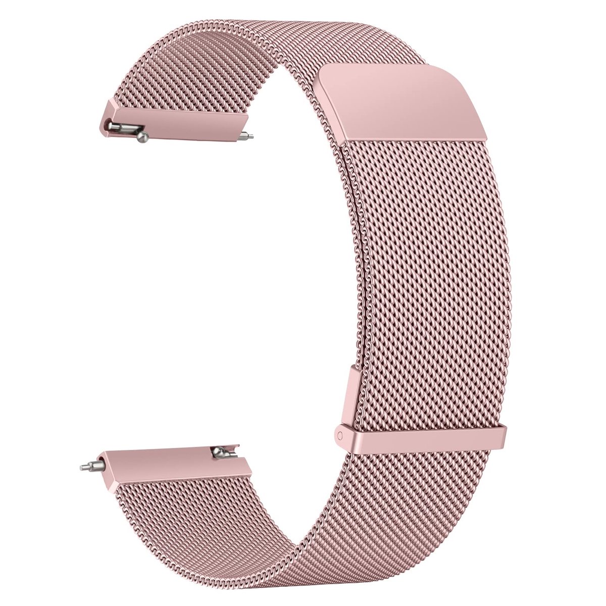 Horlogebandje 20 mm - Metalen mesh - Snelsluiting - Stijlvolle upgrade voor uw smartwatch - ShopVlot