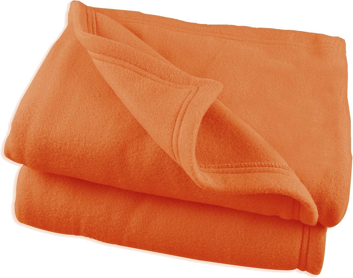 Fleece dekentje 220 x 240 cm - polyester honey - machinewasbaar - ideaal voor koude avonden - SnelShoppen