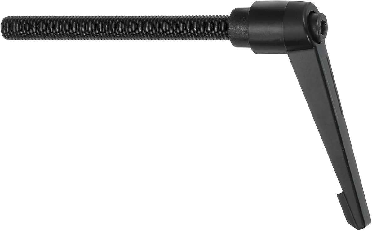 M10 x 100 mm verstelbare handgrepen, buitendraad, knop ratel, snelspanner, vergrendeling, draaibouten voor draaibanken, zwart