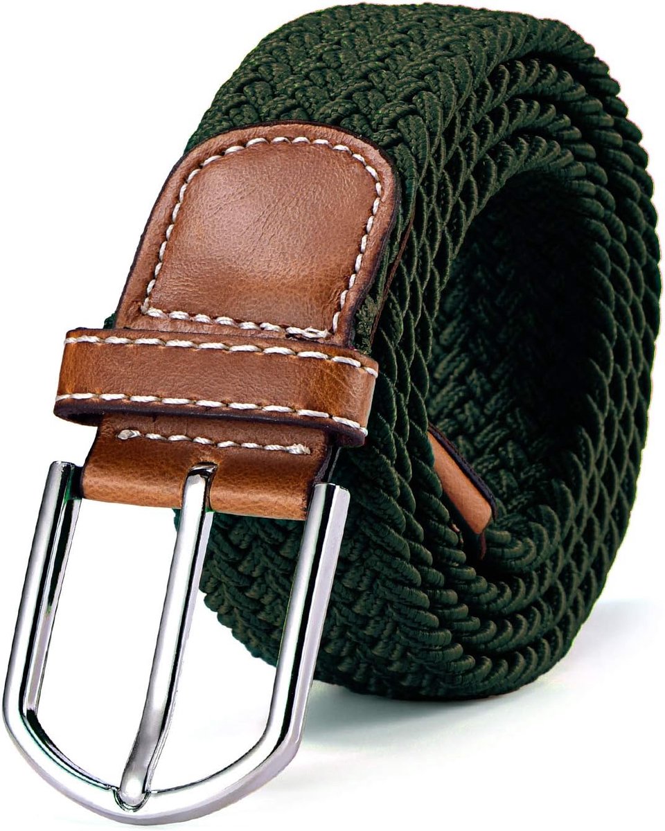 riem gevlochten riem en elastische riem voor dames en heren lengte 100 cm tot 130 cm