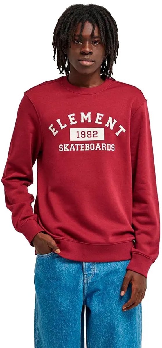 Element Home Team Sweatshirt Rood M Man
